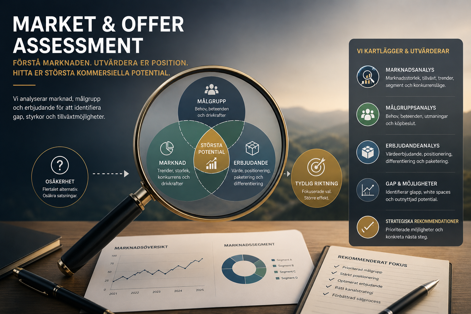 Market and offer assessment